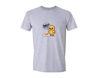brand:Generic|color:Sports Grey / Athletic Heather|Funny Chick Bro Is That You Graphic T-Shirt