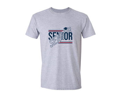 brand:Generic|color:Sports Grey / Athletic Heather|Senior 2026 Class Of 2026 Graphic T-Shirt