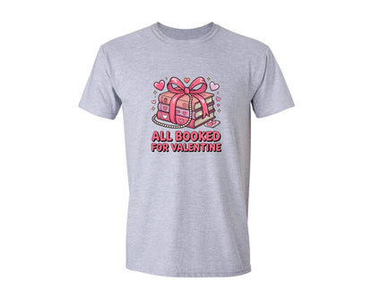brand:Generic|color:Sports Grey / Athletic Heather|All Booked For Valentines Valentine 3 Graphic T-Shirt