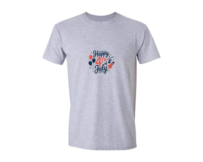 brand:Generic|color:Sports Grey / Athletic Heather|Happy 4Th Of July 11 Graphic T-Shirt