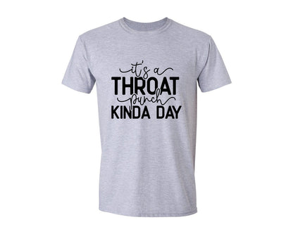 brand:Generic|color:Sports Grey / Athletic Heather|Funny Sarcastic Design Throat Punch Graphic T-Shirt