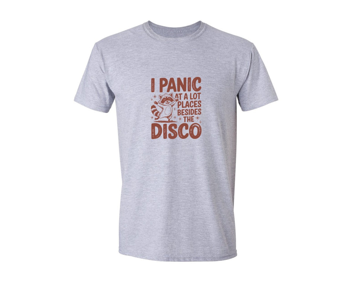 brand:Generic|color:Sports Grey / Athletic Heather|I Panic At Lot Places Besides The Disco 2 Graphic T-Shirt