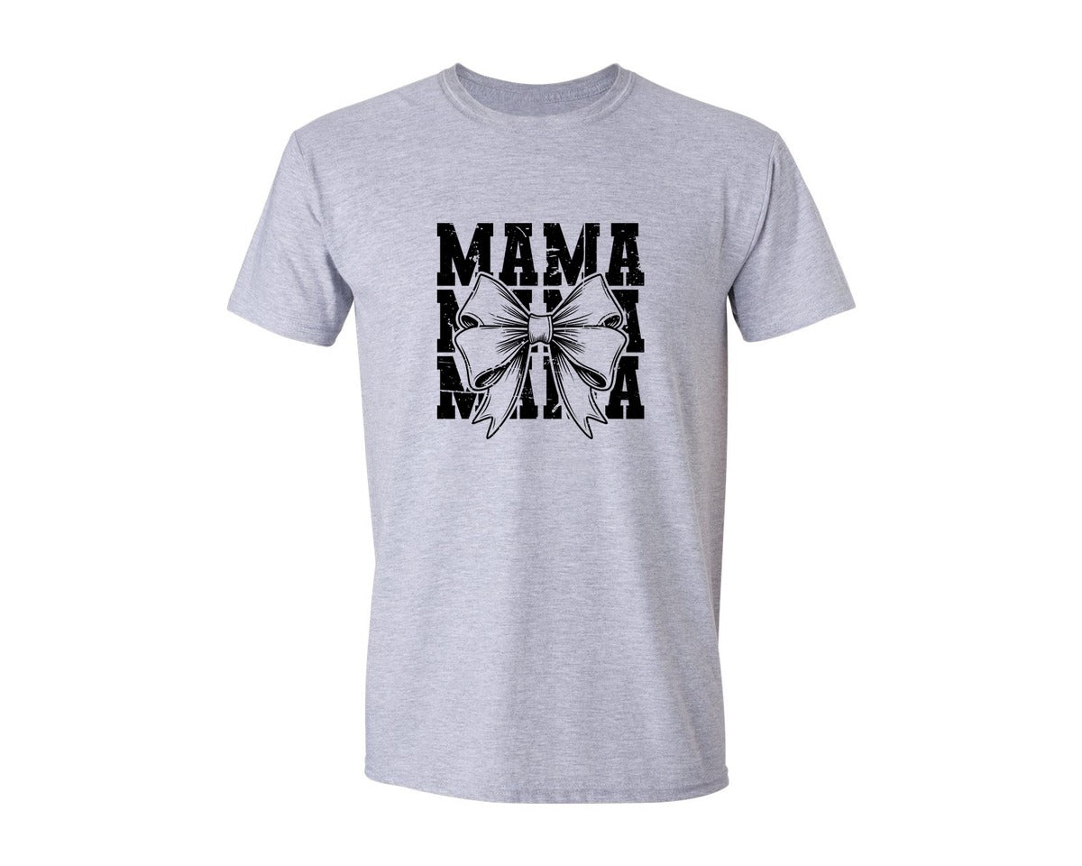 brand:Generic|color:Sports Grey / Athletic Heather|Mama Mom Mama Coquette Graphic T-Shirt
