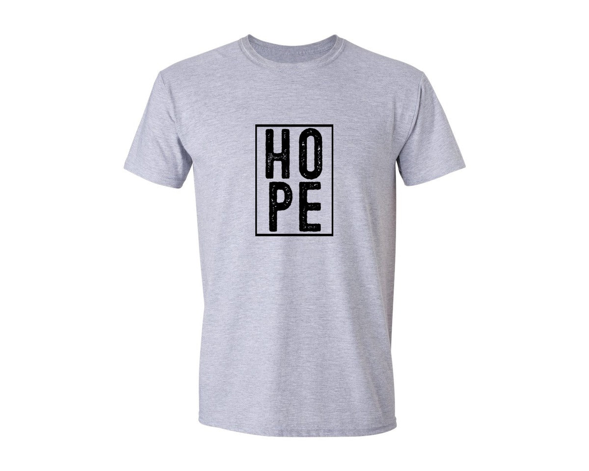brand:Generic|color:Sports Grey / Athletic Heather|Hope Scripture Graphic T-Shirt