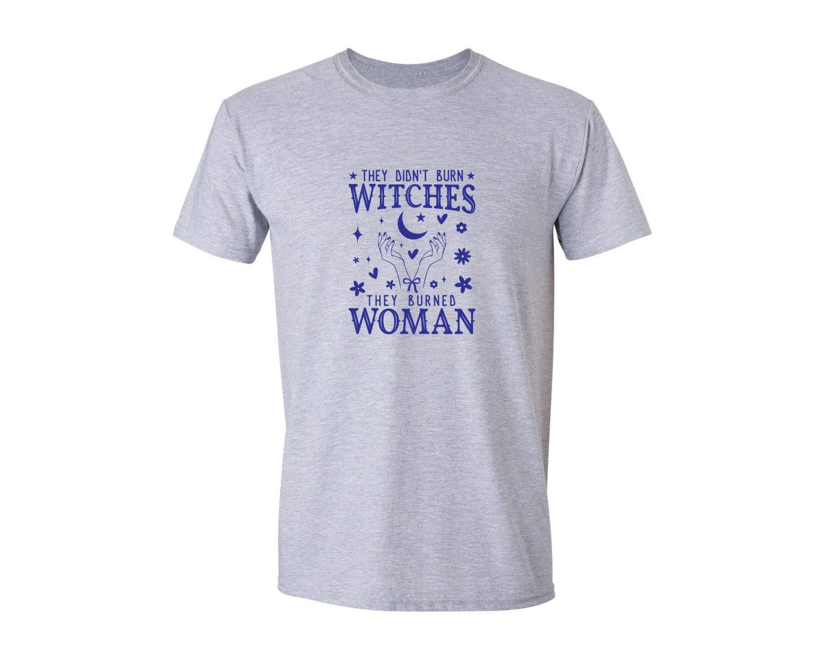brand:Generic|color:Sports Grey / Athletic Heather|Ver 2025They Didnt Burn Witches They Graphic T-Shirt