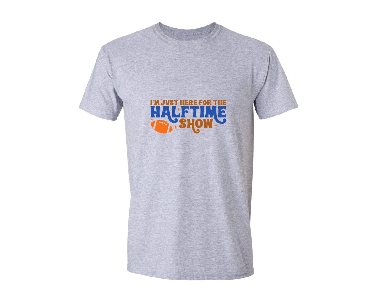 brand:Generic|color:Sports Grey / Athletic Heather|Retro Super Bowl Graphic T-Shirt