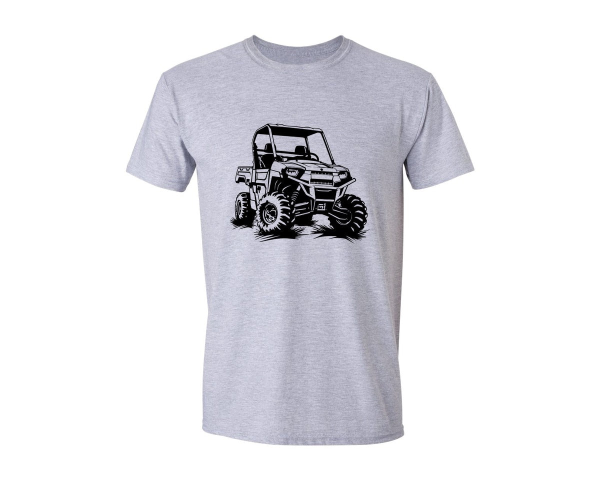 brand:Generic|color:Sports Grey / Athletic Heather|Atv Atv Riding Graphic T-Shirt
