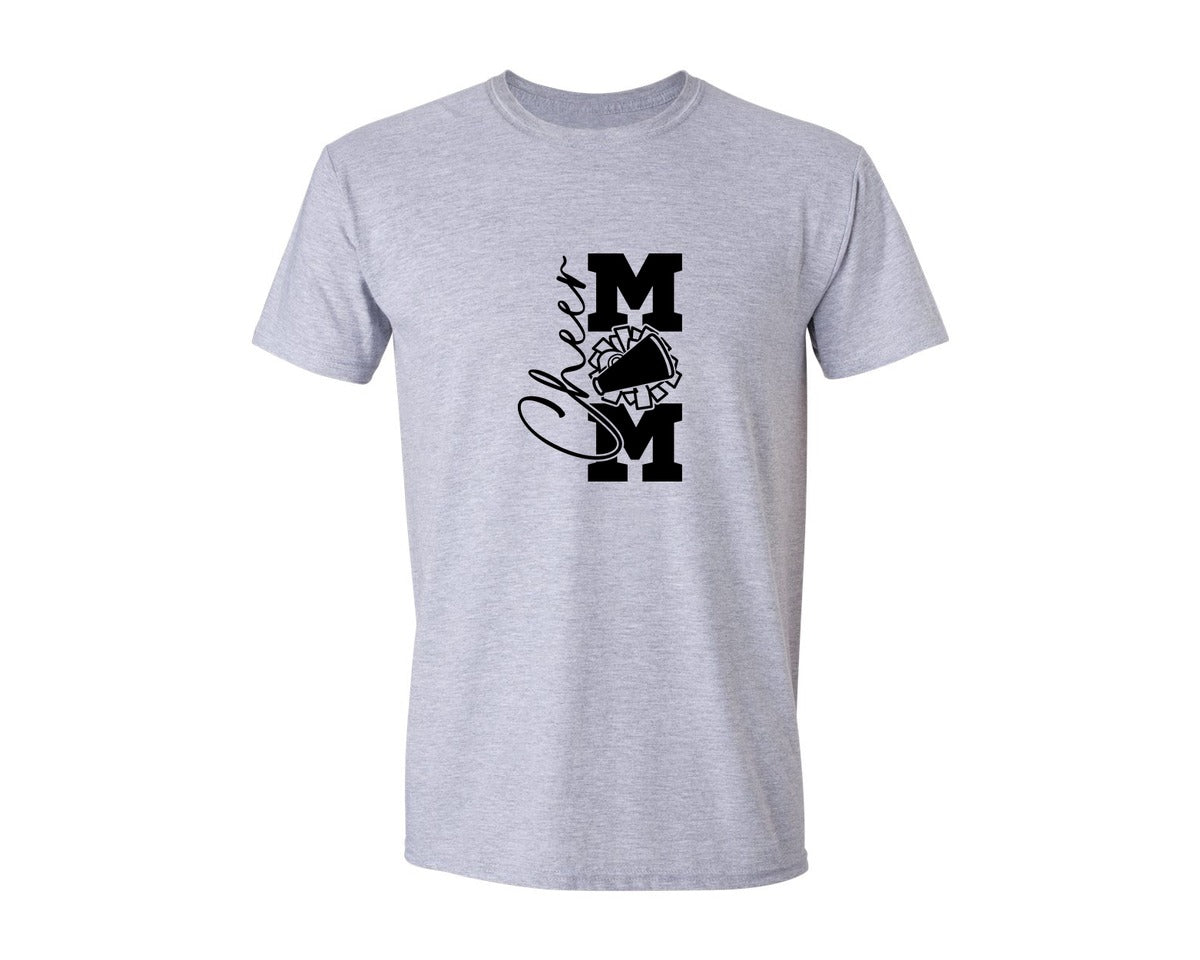 brand:Generic|color:Sports Grey / Athletic Heather|Cheer Mom Cheer Mom Graphic T-Shirt