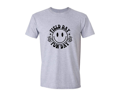 brand:Generic|color:Sports Grey / Athletic Heather|Field Day Fun Day Field Day Graphic T-Shirt