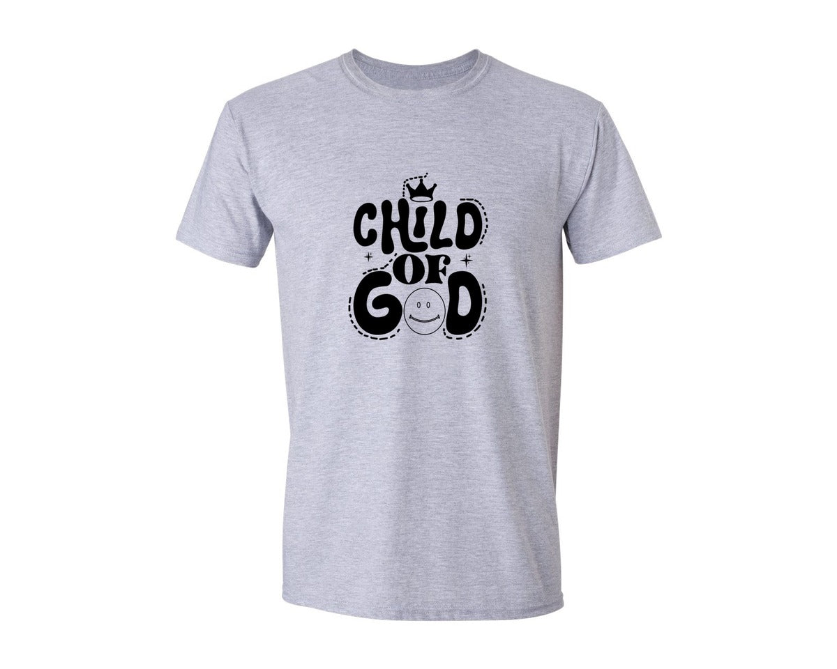 brand:Generic|color:Sports Grey / Athletic Heather|Child Of God Faith Faith 3 Graphic T-Shirt