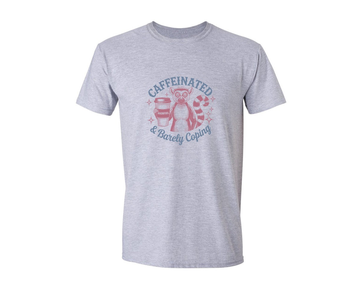 brand:Generic|color:Sports Grey / Athletic Heather|Mom Quote Retro Animals Vintage 8 Graphic T-Shirt