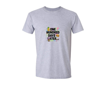 brand:Generic|color:Sports Grey / Athletic Heather|One Hundred Days Later 3 Graphic T-Shirt