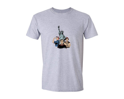 brand:Generic|color:Sports Grey / Athletic Heather|Strong Women Unite Votes For Women Graphic T-Shirt