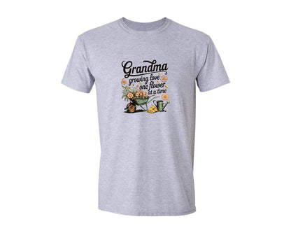 brand:Generic|color:Sports Grey / Athletic Heather|Grandma Growing Love Grandma Graphic T-Shirt