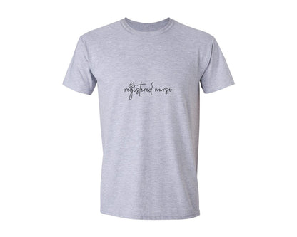 brand:Generic|color:Sports Grey / Athletic Heather|Registered Nurse 43 Graphic T-Shirt