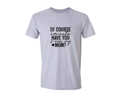 brand:Generic|color:Sports Grey / Athletic Heather|Baby Saying T Shirt Design Graphic T-Shirt