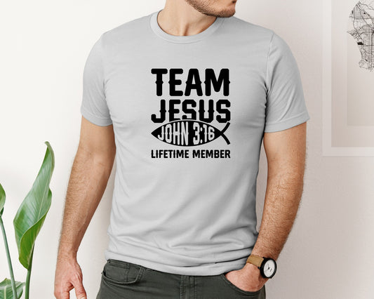 Team Jesus Lifetime Member Shirt Graphic T-Shirt