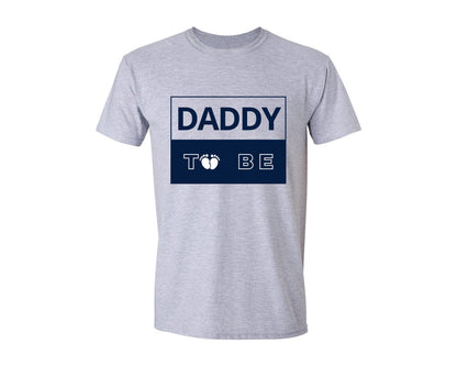 brand:Generic|color:Sports Grey / Athletic Heather|Daddy To Be Pregnancy Announcement 2 Graphic T-Shirt