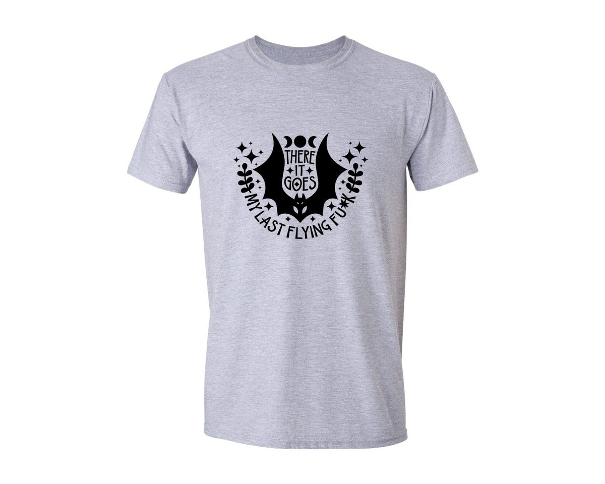 brand:Generic|color:Sports Grey / Athletic Heather|There It Goes My Last Flying Fck 3 Graphic T-Shirt