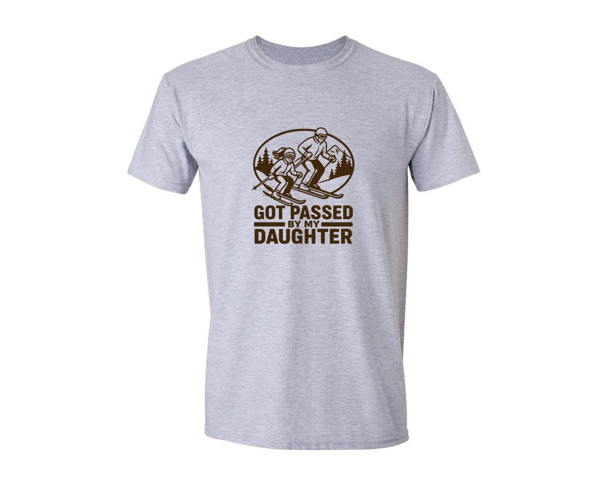 brand:Generic|color:Sports Grey / Athletic Heather|Got Passed By My Daughter Graphic T-Shirt