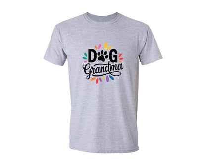brand:Generic|color:Sports Grey / Athletic Heather|Dog Grandma 36 Graphic T-Shirt