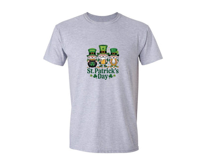 brand:Generic|color:Sports Grey / Athletic Heather|St Patricks Day Gnome 64 Graphic T-Shirt