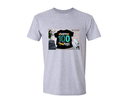 brand:Generic|color:Sports Grey / Athletic Heather|100 Days Of School Shirt 10 Graphic T-Shirt