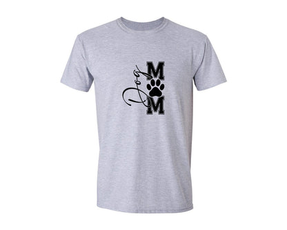 brand:Generic|color:Sports Grey / Athletic Heather|Coquette Dog Mom Dog Lover Graphic T-Shirt
