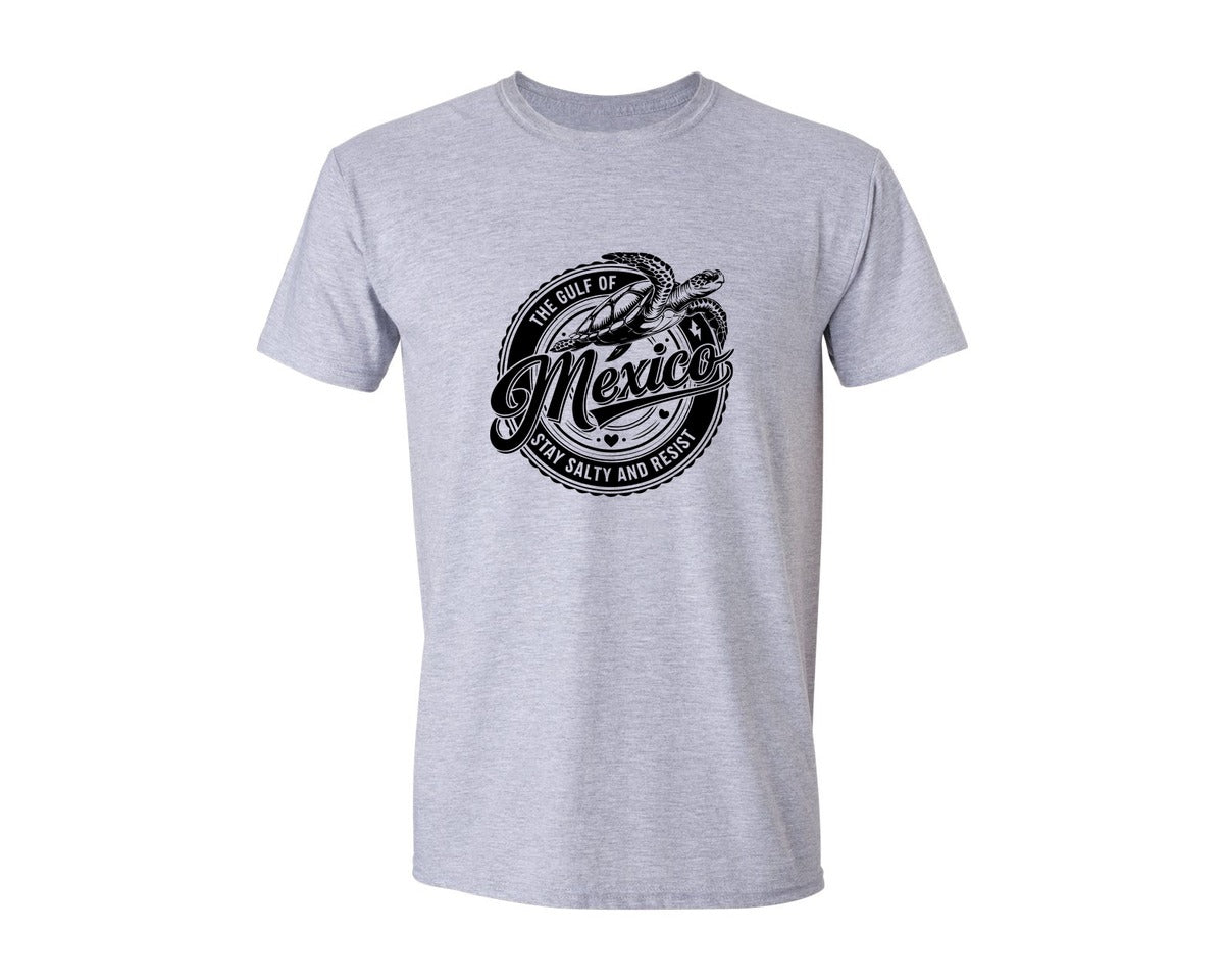 brand:Generic|color:Sports Grey / Athletic Heather|Gulf Of Mexico Turtle Beach Graphic T-Shirt
