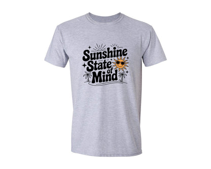 brand:Generic|color:Sports Grey / Athletic Heather|Sunshine State Of Mind Graphic T-Shirt