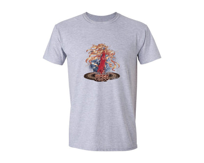 brand:Generic|color:Sports Grey / Athletic Heather|Zodiac T Shirt Design Graphic T-Shirt