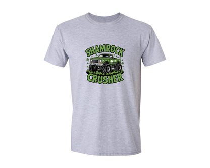 brand:Generic|color:Sports Grey / Athletic Heather|Shamrock Crusher St Patricks Day 4 Graphic T-Shirt