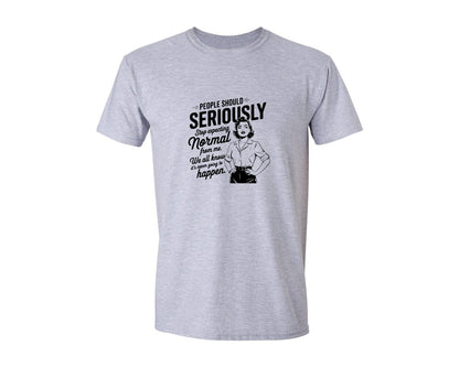 brand:Generic|color:Sports Grey / Athletic Heather|Vintage Funny Trendy Woman Shirt Design Graphic T-Shirt