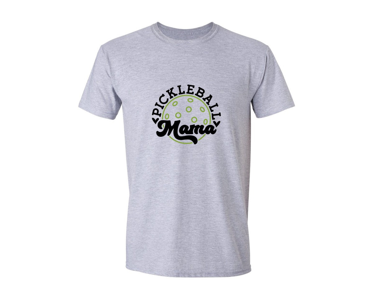 brand:Generic|color:Sports Grey / Athletic Heather|Pickleball Mama Cheer Sport Graphic T-Shirt
