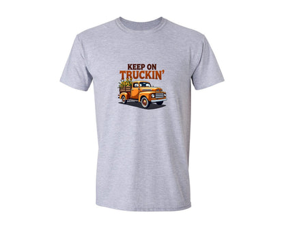 brand:Generic|color:Sports Grey / Athletic Heather|Keep On Truckin T Shirt Design 2 Graphic T-Shirt