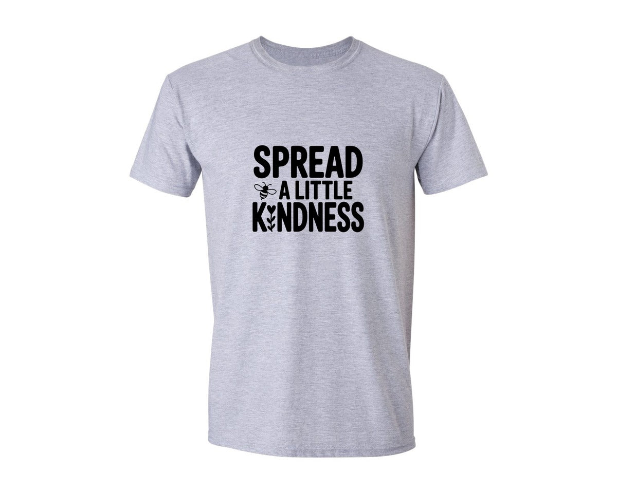 brand:Generic|color:Sports Grey / Athletic Heather|Spread A Little Kindness Bee Graphic T-Shirt