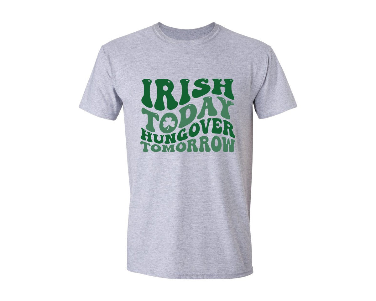 brand:Generic|color:Sports Grey / Athletic Heather|St Patricks Day Graphic T-Shirt
