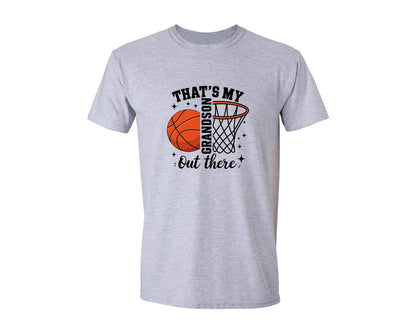 brand:Generic|color:Sports Grey / Athletic Heather|Thats My Grandson Out There Basketball 4 Graphic T-Shirt