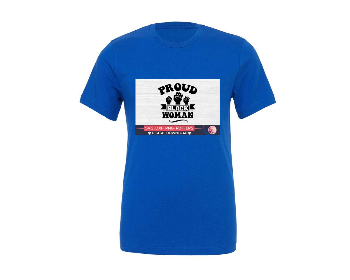 brand:Generic|color:True Royal Blue|Black History Month 16 Graphic T-Shirt