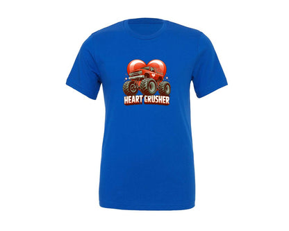 brand:Generic|color:True Royal Blue|Heart Crusher Funny Kids Valentines 2 Graphic T-Shirt