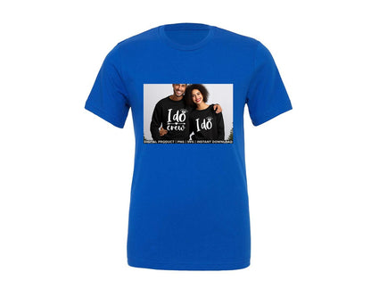 brand:Generic|color:True Royal Blue|I Do I Do Crew Bachelorette Couple Tee Graphic T-Shirt