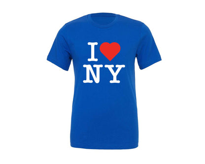 brand:Generic|color:True Royal Blue|I Love Ny New York City Heart Graphic T-Shirt