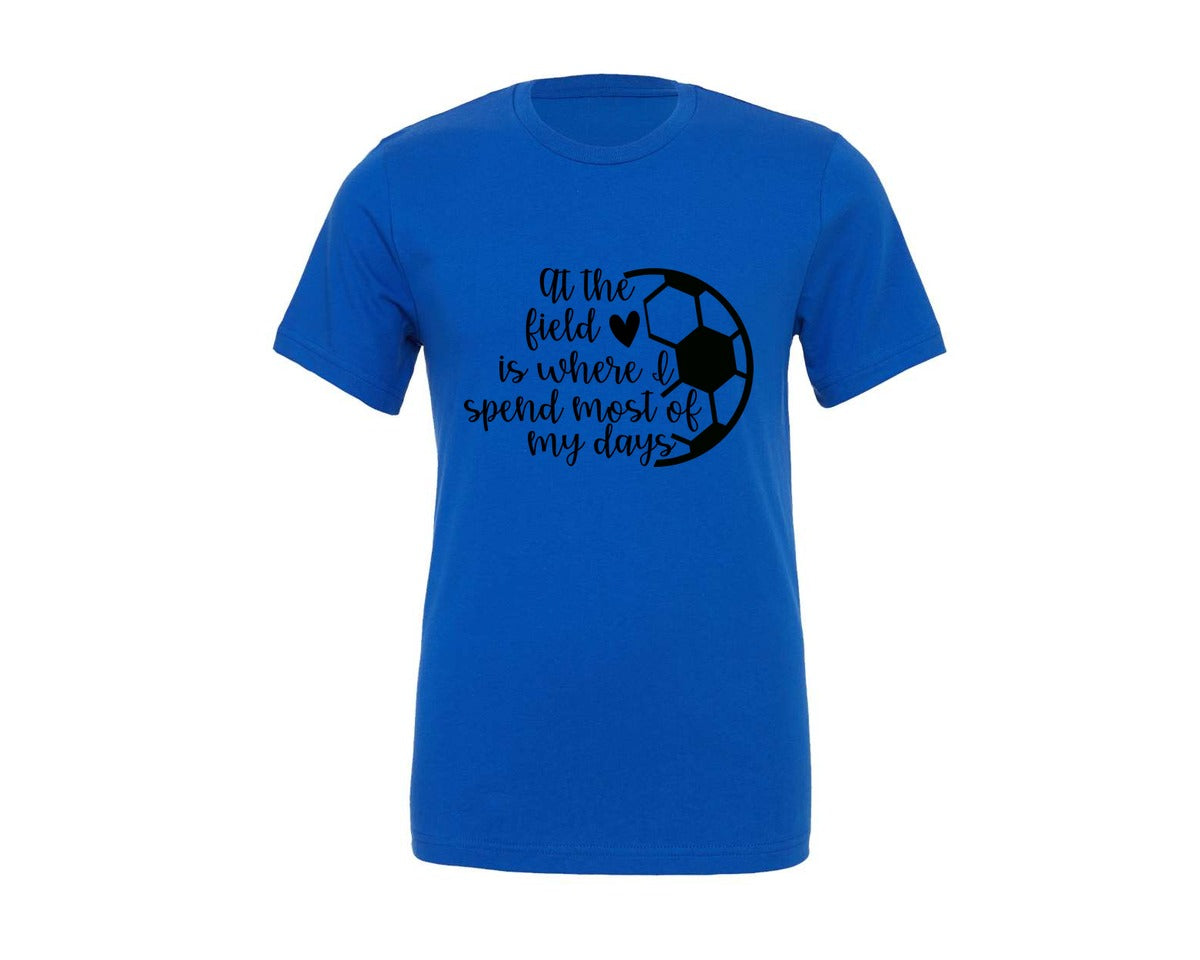 brand:Generic|color:True Royal Blue|Hockey Mom 13 Graphic T-Shirt