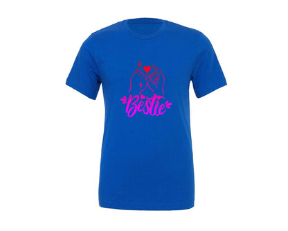 brand:Generic|color:True Royal Blue|Bestie Pinky Promise Best Friend Graphic T-Shirt