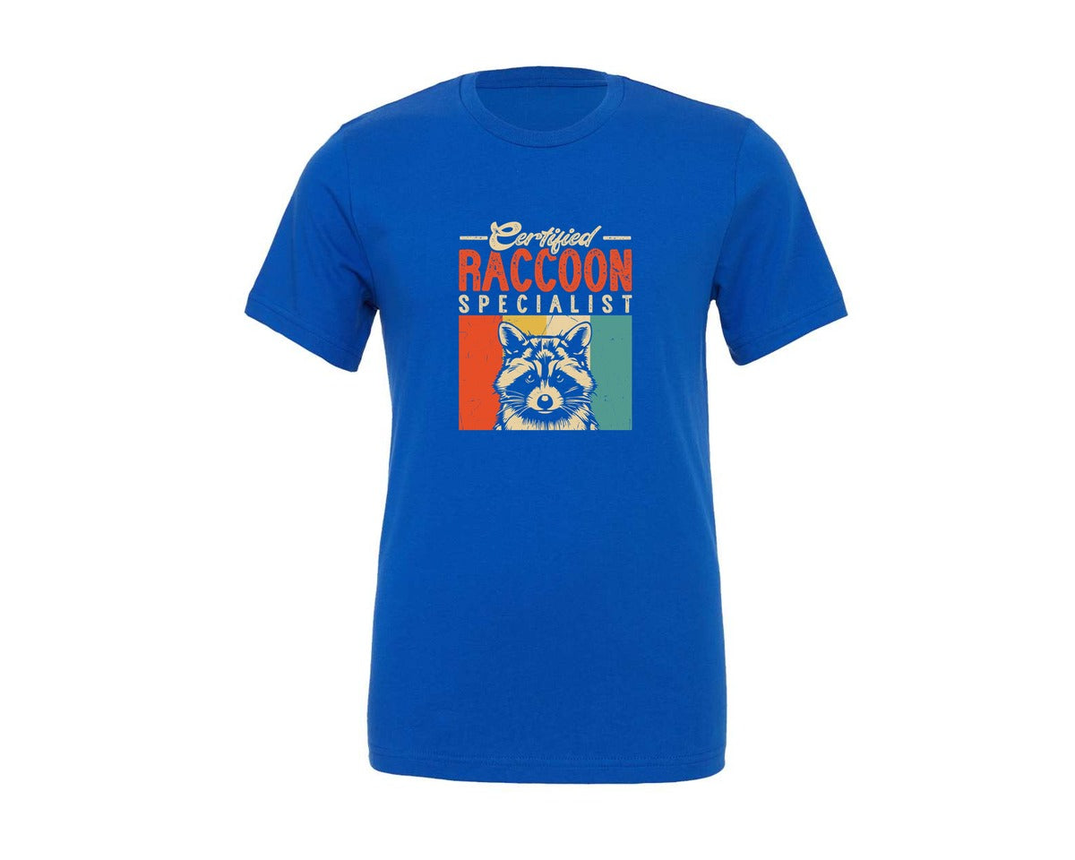 brand:Generic|color:True Royal Blue|Raccoon Meme T Shirt 2 Graphic T-Shirt