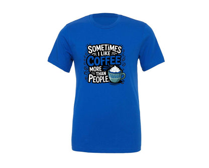 brand:Generic|color:True Royal Blue|Coffee T Shirt Design 15 Graphic T-Shirt