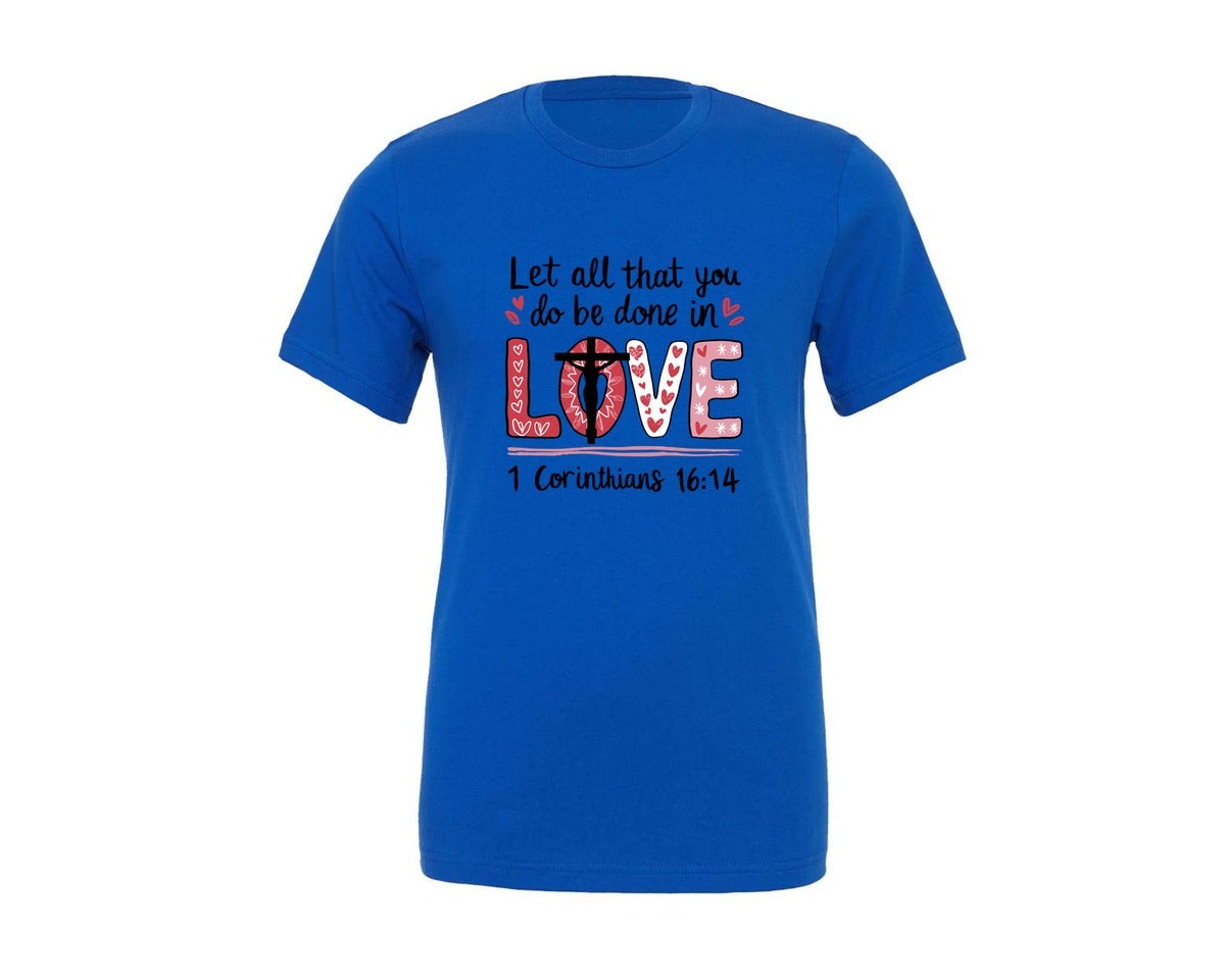 brand:Generic|color:True Royal Blue|God Says You Are Valentine 4 Graphic T-Shirt