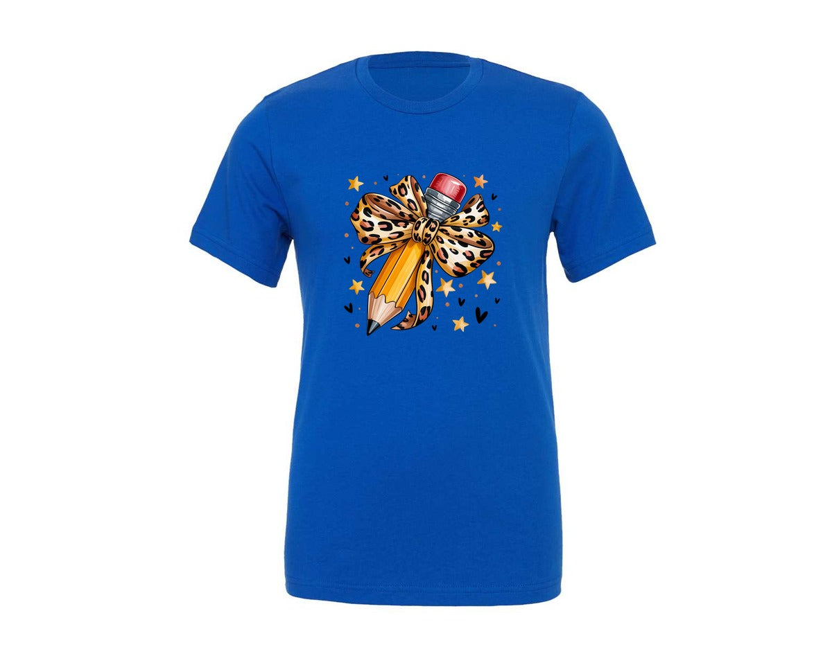 brand:Generic|color:True Royal Blue|Teacher Design For Graphic T-Shirt