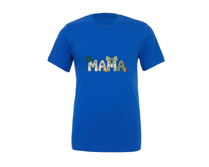 brand:Generic|color:True Royal Blue|Mama St Patricks Day St Patrick Graphic T-Shirt