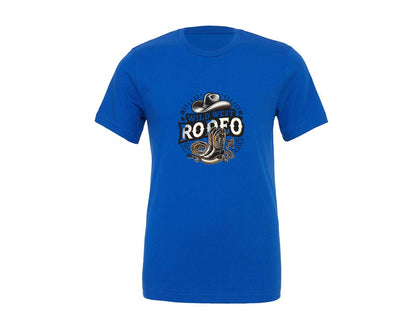 brand:Generic|color:True Royal Blue|Western Wild West Rodeo T Shirt Graphic T-Shirt